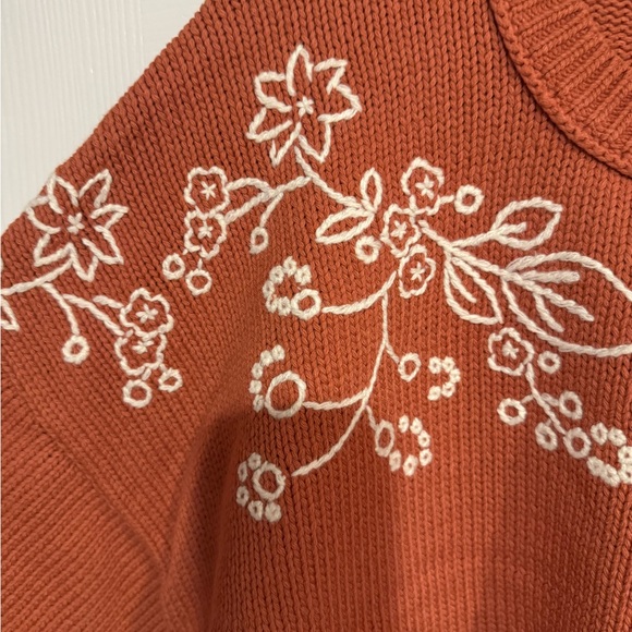 Madewell Adina Floral Embroidered Pullover Sweater - Picture 5 of 10